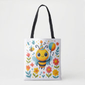 Festive Party Bee Tote Bag (Devant)
