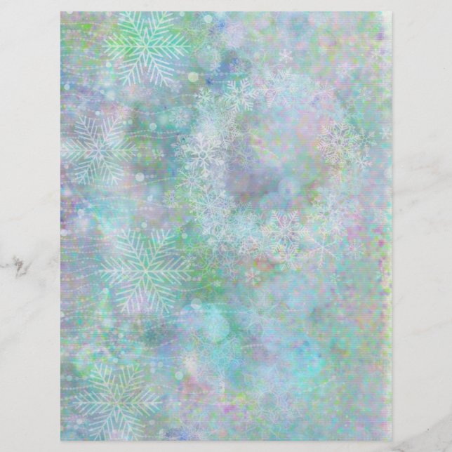 Festive Pastel Design Recycled scrapboogpapier (Voorkant)