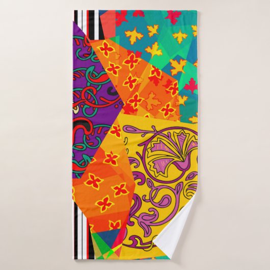 Festive patchwork in indian , turks , italiaans , badhanddoek (Badhanddoek)