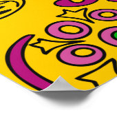 Festive patchwork in indian , turks , italiaans ,  poster (Hoek)