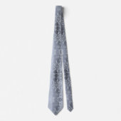 Festive Pattern Holiday Blue Snowflake Winter #2 Stropdas (Voorkant)