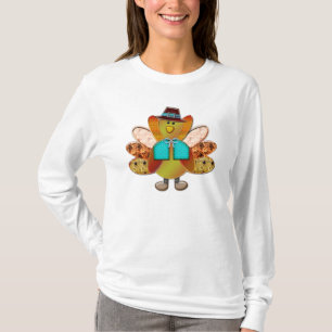 Festive Patterned Pilgrim Turkey T-Shirt