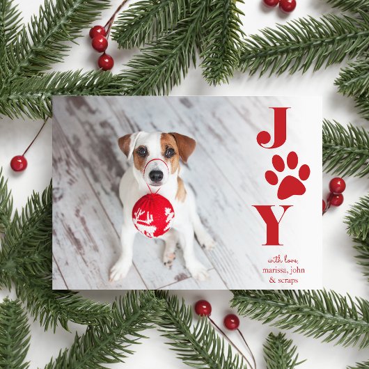 Festive Paws | Kerstkaart met huisdier foto