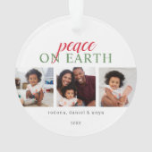 Festive Peace On Earth 3 Photo Collage (dos)