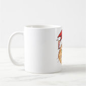 Festive Père Noël Cat Mug - Perfect Christmas Gift (Gauche)
