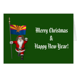 Festive Père Noël visite Arizona