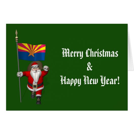 Festive Père Noël visite Arizona (Devant horizontal)