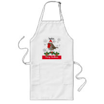 Festive Personalized Kerstmis Robin Schort