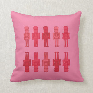 Festive Pink Nutkraker Sierkussen