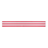 Festive Pink Red Stripes Christmas Grosgrain Lint (Voorkant)