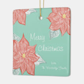 Festive Poinsettia Ornament  (Links)