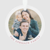 Festive Poinsettia Photo Noël (dos)