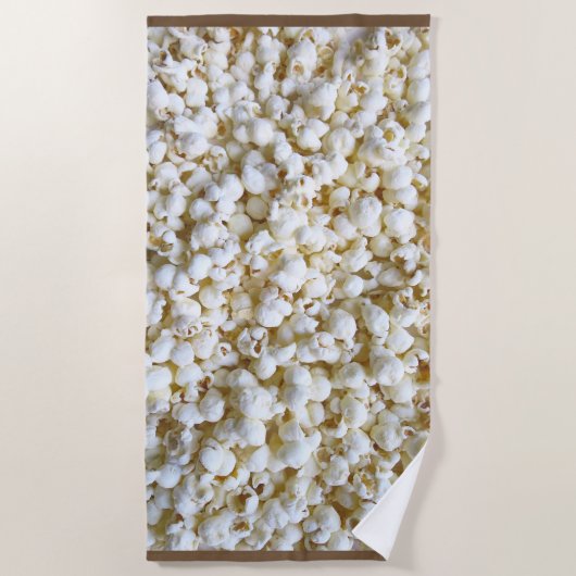 Festive Popcorn Decor a Strandlaken (Voorkant)