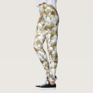 Festive Popcorn Decor on Leggings