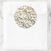 Festive Popcorn Decor Photography Ronde Sticker (Tas)