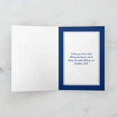 Festive Pudding with | AMERIKAANSE VLAG | Kerstmis Feestdagen Kaart (Binnen)