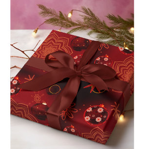 Festive Red Cadeaupapier