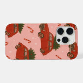 Festive Red Car Christmas Phone Case –Holiday xmas (Verso Horizontal)
