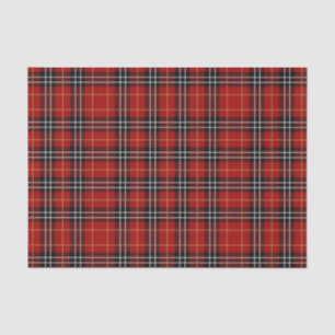 Festive Red en Black Pset Pattern Kerstmis Tissuepapier