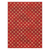 Festive Red- en goudolierampen Tafelkleed (Voorkant)