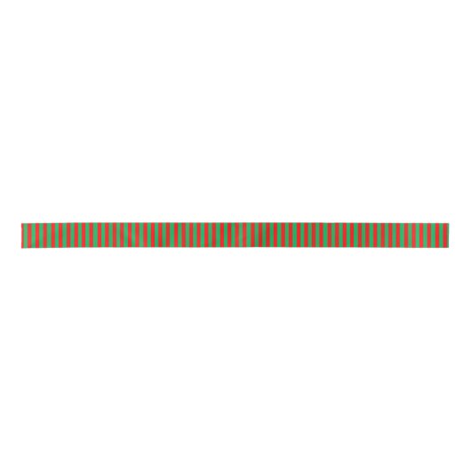Festive Red- en Groene Stripes Lint (Voorkant)