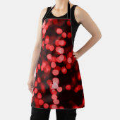 Festive Red Gglowing Lights kerst Schort (Insitu)