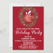 Festive Red Green Company Kerstfeestdag Kaart (Voorkant)