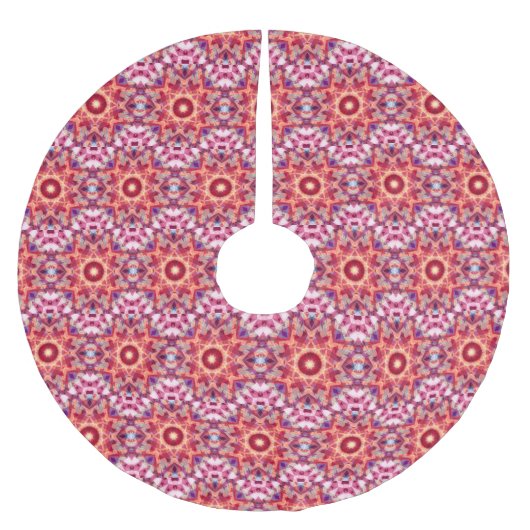 Festive Red Maximalisalist kerststaartroop Kerstboom Rok (Voorkant)