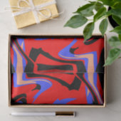 Festive Red Native Indian and Japans Art Blend Tissuepapier (Geschenk)