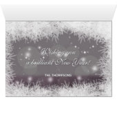 Festive Red New Year 2026 Merry Christmas (Intérieur Horizontal (Bas))