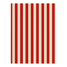Festive Retro Vertical PopCorn Stripes