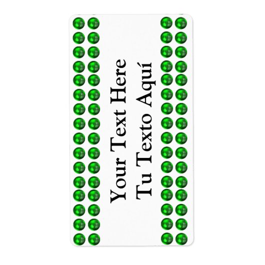 Festive Return Address Label (Voorkant)
