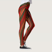 Festive Ribbon Stripe met een lende Leggings (Rechts)