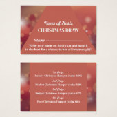 Festive Rose, Repas de Noël (Devant & derrière)