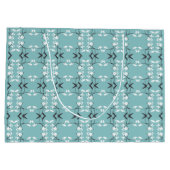 Festive Royal Botanical Robin's Egg Blue Groot Cadeauzakje (Achterkant)