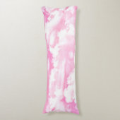 Festive roze wolken lichaamskussen (Voorkant Verticaal)