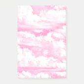 Festive roze wolken post-it® notes (Voorkant)