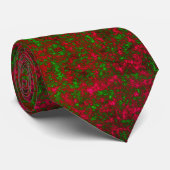 Festive Ruby Emerald Speckle  Stropdas (Opgerold)