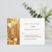 Festive Rustic Beach Wedding RSVP (Debout devant)