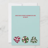 Festive Rustic Gnome kerstavond Kaart (Achterkant)