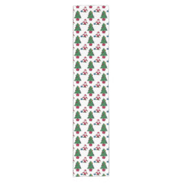 Festive Santa Christmas Table Runner Korte Tafelloper