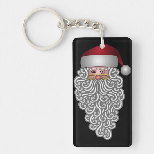 Festive Santa Sleutelhanger (Voorkant)