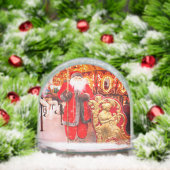 Festive Santa Sneeuwbol (Kerstmis)