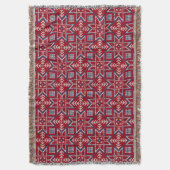 Festive Scandinavian Sweater Pattern Deken (Voorkant Verticaal)