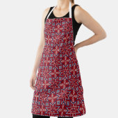 Festive Scandinavian Sweater Pattern Schort (Insitu)