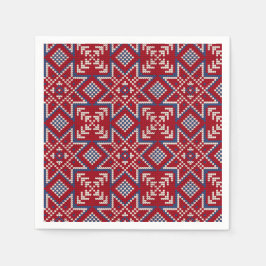 Festive Scandinavian Sweater Pattern Servet