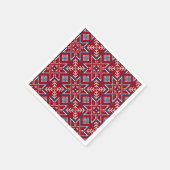 Festive Scandinavian Sweater Pattern Servet (Hoek)