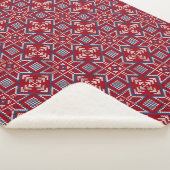 Festive Scandinavian Sweater Pattern Sherpa Deken (3/4)