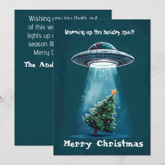 Festive Sci-Fi Christmas Card  Feestdagenkaart