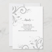 Festive Script Overlay Photo Weddenschap Kaart (Achterkant)